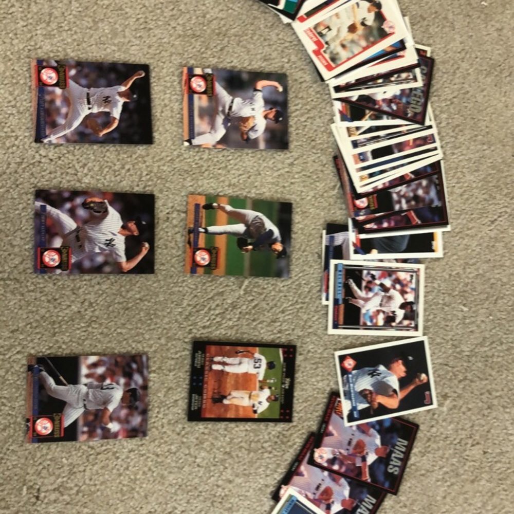 1990-2007 New York Yankees baseball cards